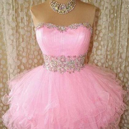Homecoming Dresses Pink Homecoming Dresses Aline..