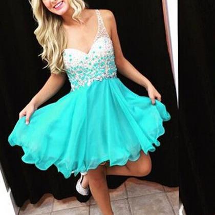 Homecoming Dresses Mint Homecoming Dresses A Lines..
