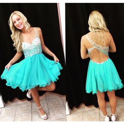 Homecoming Dresses Mint Homecoming Dresses A Lines..