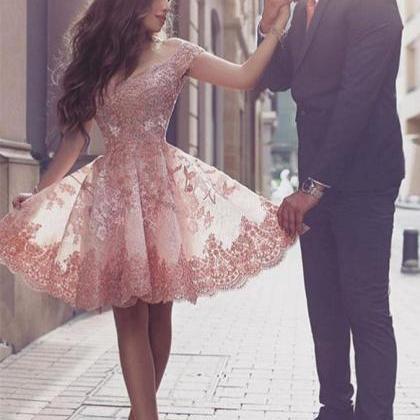 Tulle Homecoming Dresses Pearl Pink Homecoming..