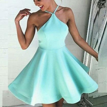 Sweet 16 Dress Dresses Mint Ruching Mini Haltered..