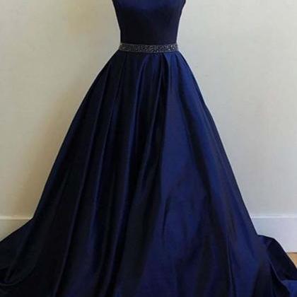 Sweet 16 Dress Dresses Dark Blue Sequined Floor..